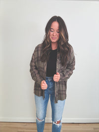 Laura Flannel Khaki