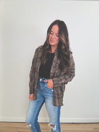 Laura Flannel Khaki