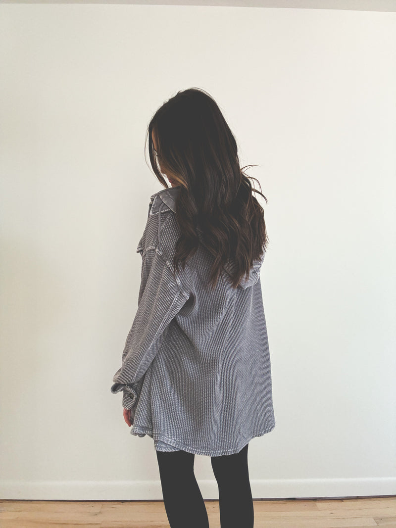 Kymber Shacket Grey