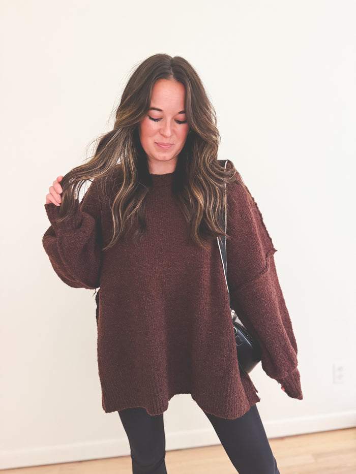 Everlee Sweater Brown