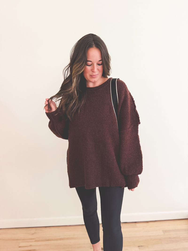 Everlee Sweater Brown