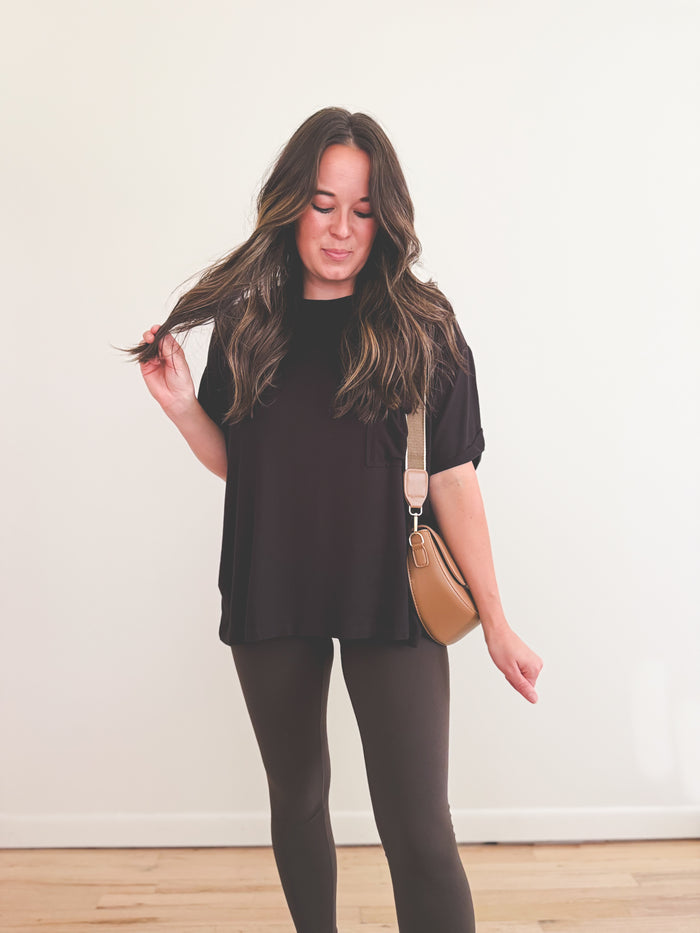 Haddie Top Black