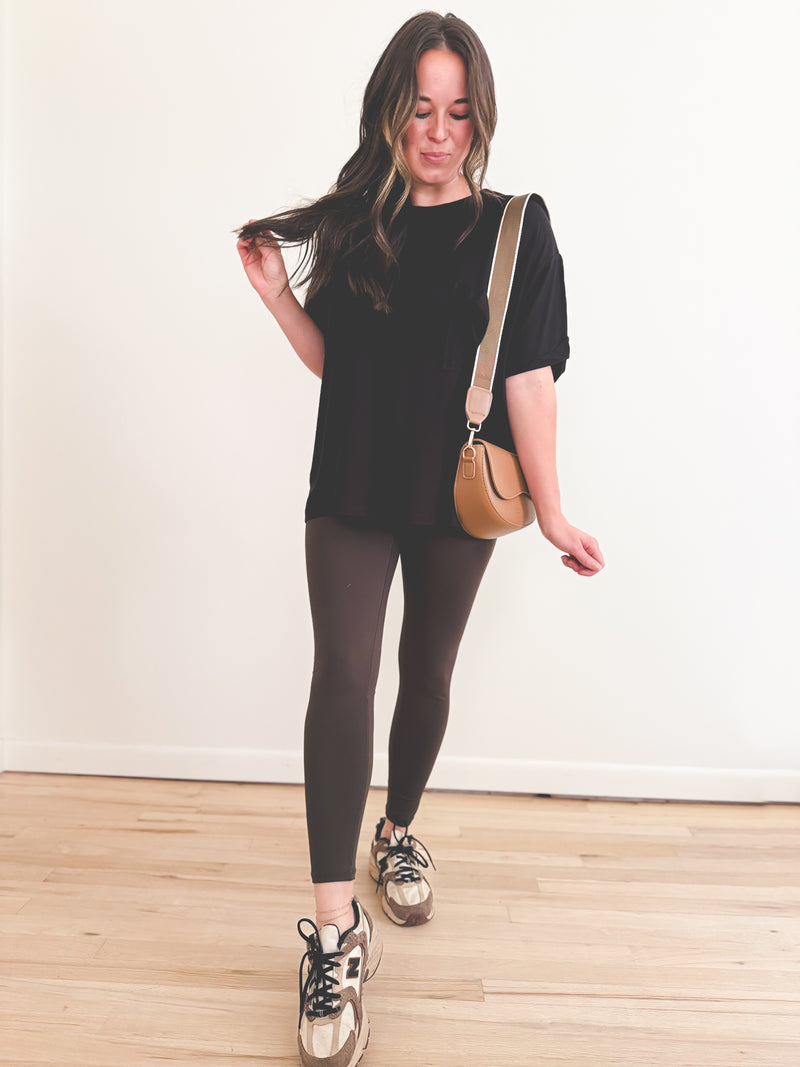 Haddie Top Black