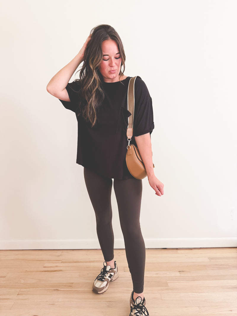 Haddie Top Black