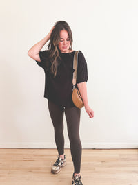 Haddie Top Black