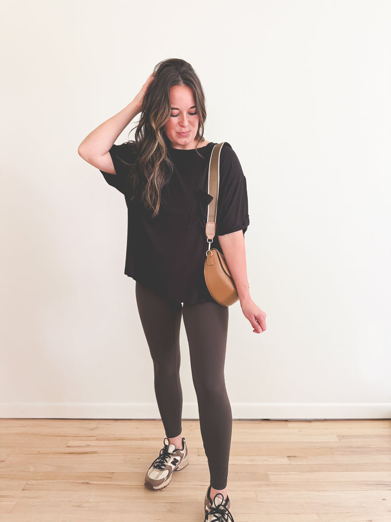Haddie Top Black