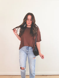 Haddie Top Brown