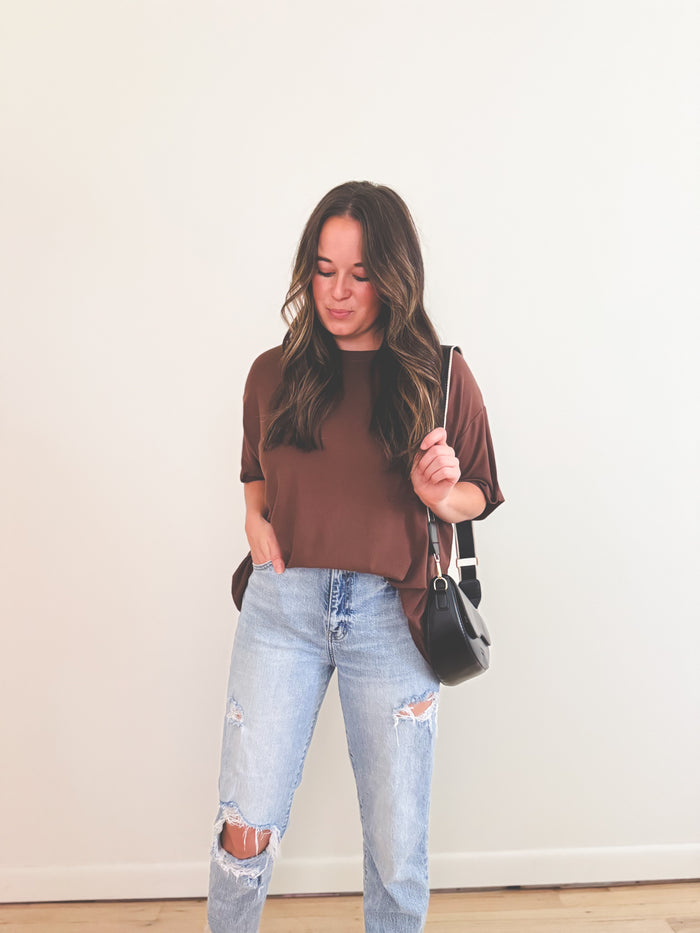 Haddie Top Brown
