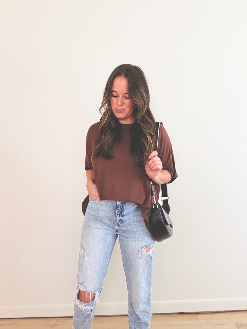 Haddie Top Brown