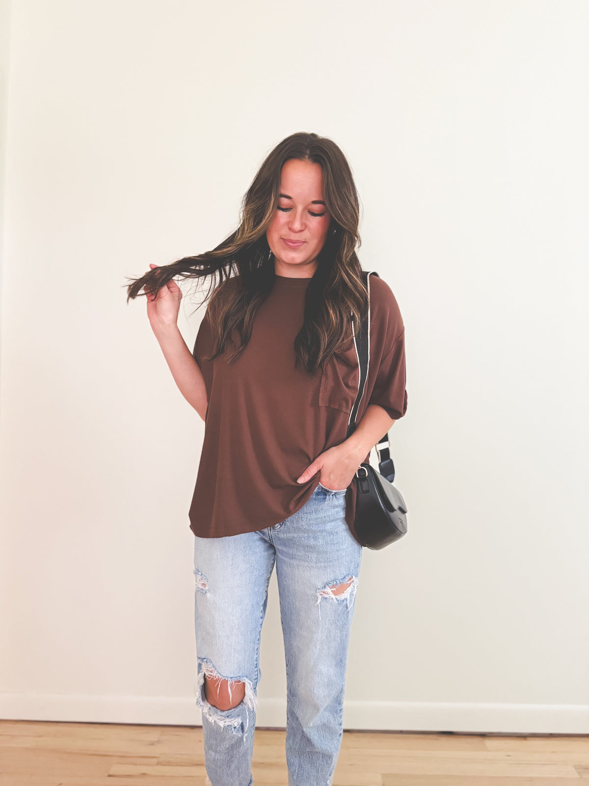 Haddie Top Brown