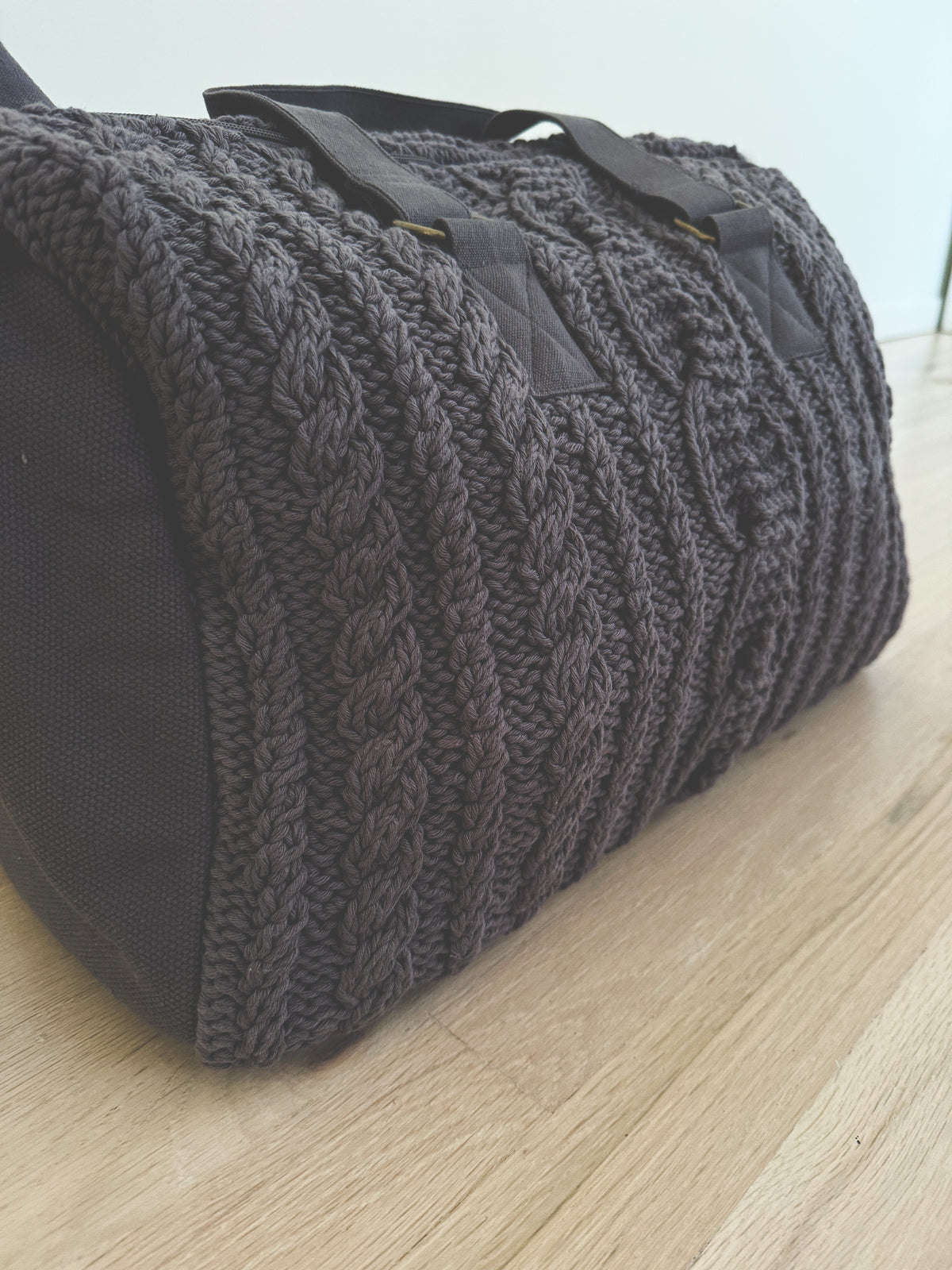 RESTOCK Cable Knit Duffel