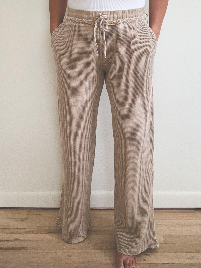 Mavy Henley Pants Taupe