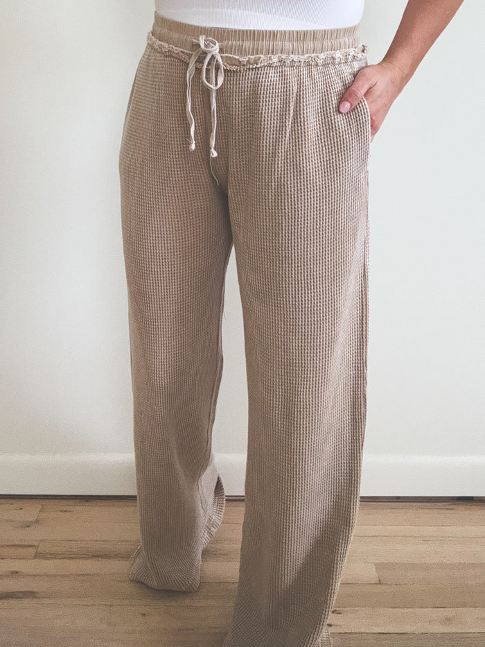 Mavy Henley Pants Taupe