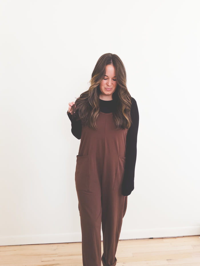Olivia Jumpsuit Brown