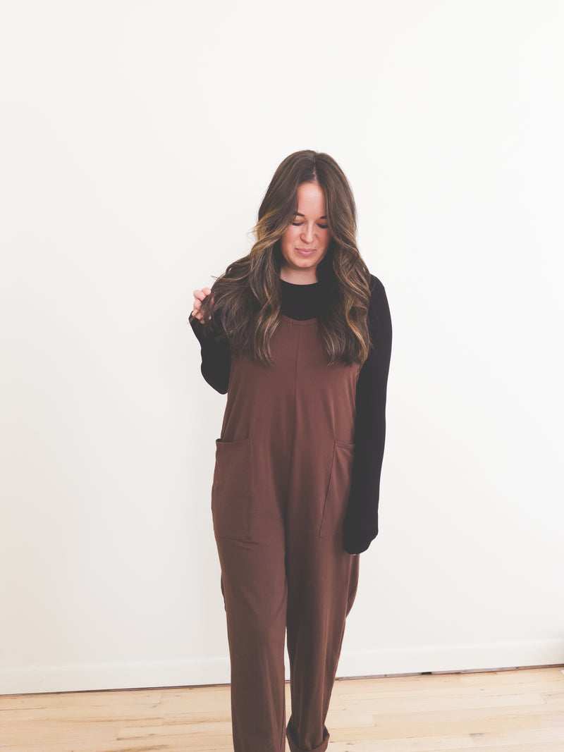 Olivia Jumpsuit Brown