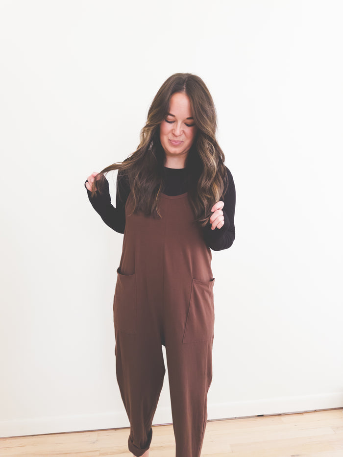 Olivia Jumpsuit Brown