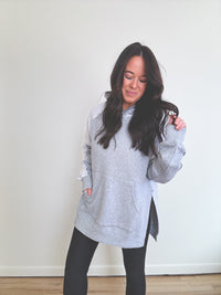 Courtney Pullover Heather Grey