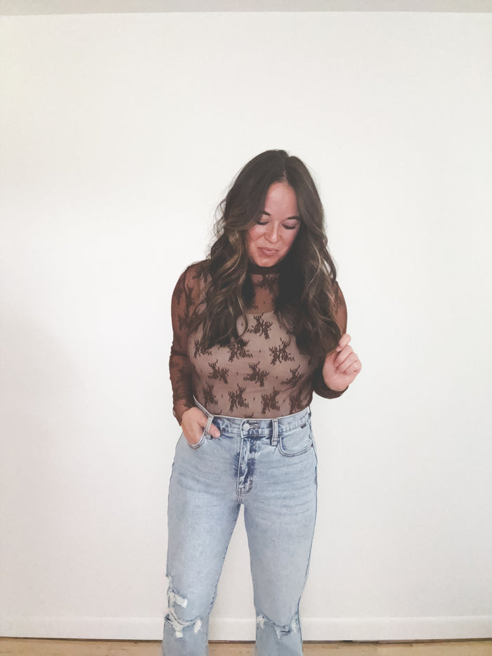 Lainey Mesh Top