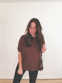 Haddie Top Brown