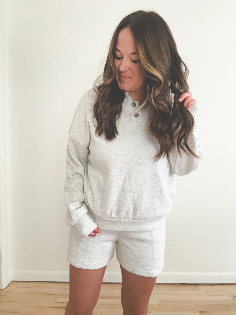 Coline Pullover & Shorts Set