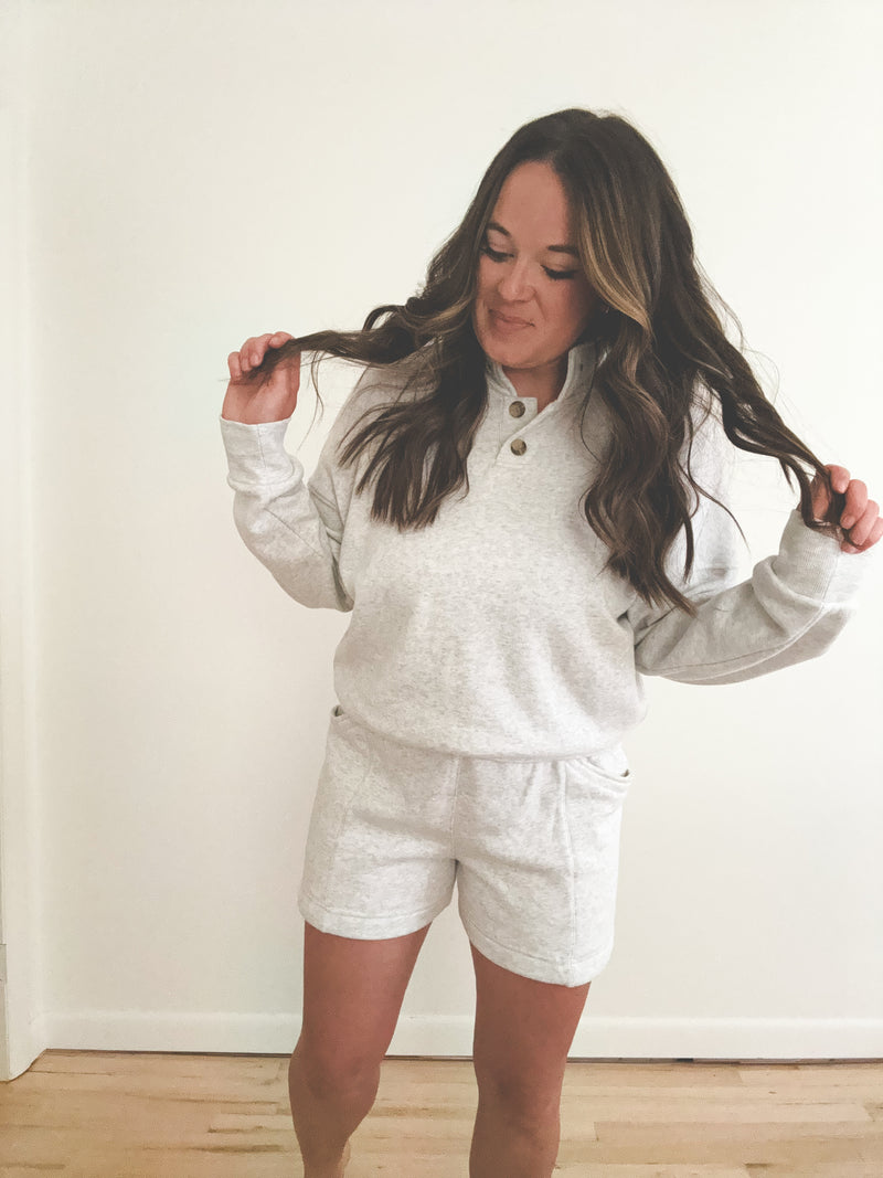 Coline Pullover & Shorts Set