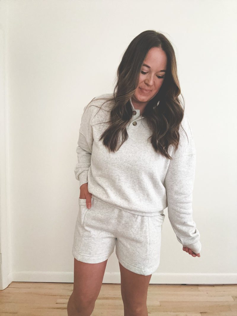 Coline Pullover & Shorts Set