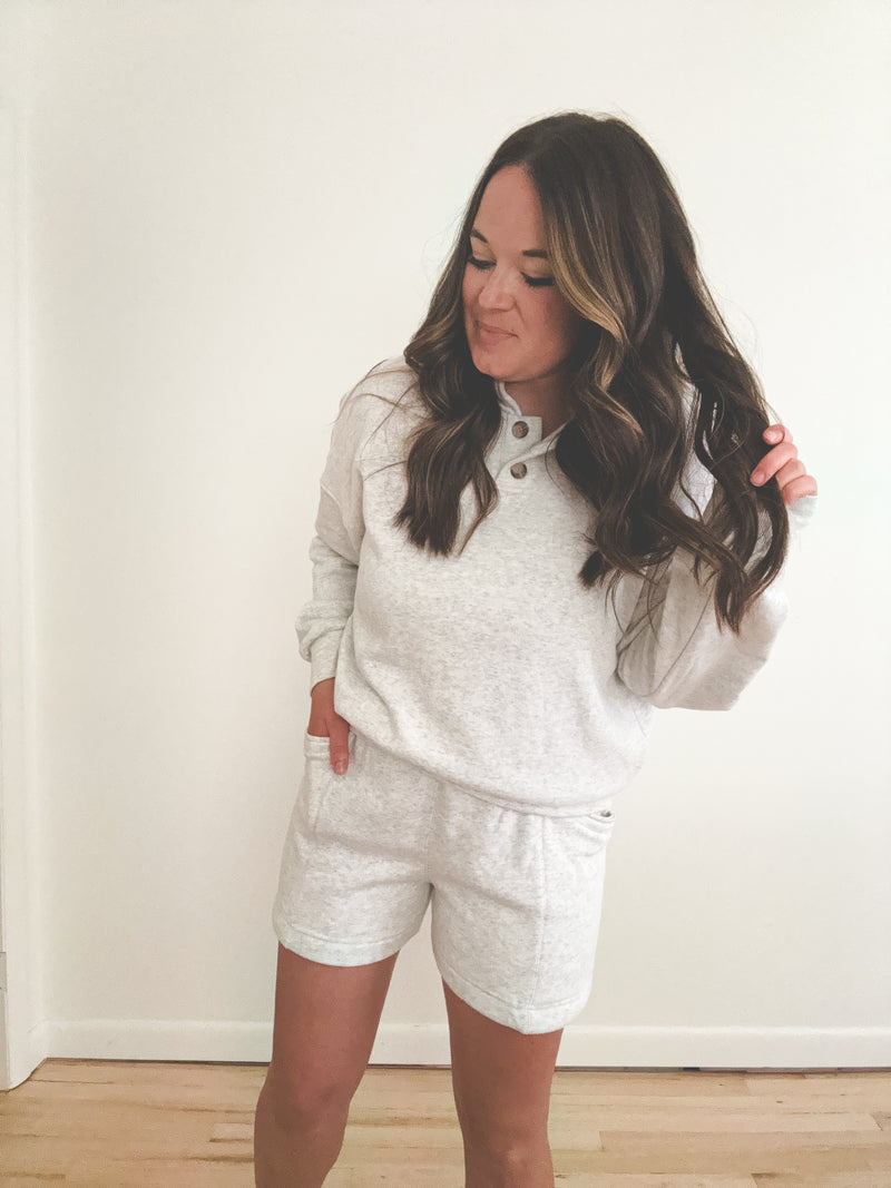 Coline Pullover & Shorts Set