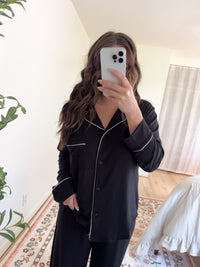 Mia Pajama Set Black