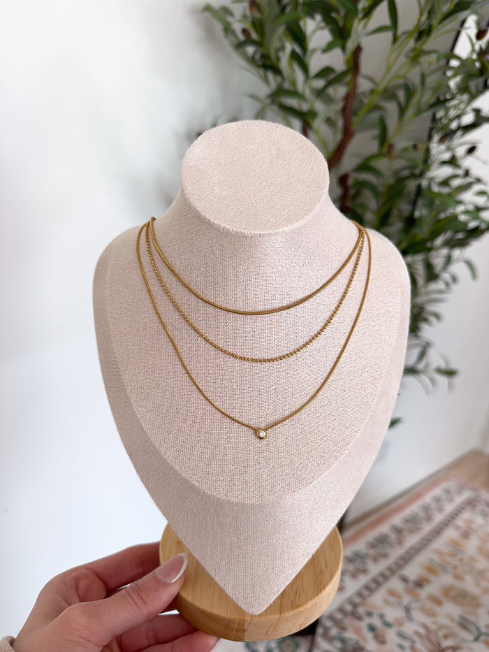 Josie Trilayer Necklace