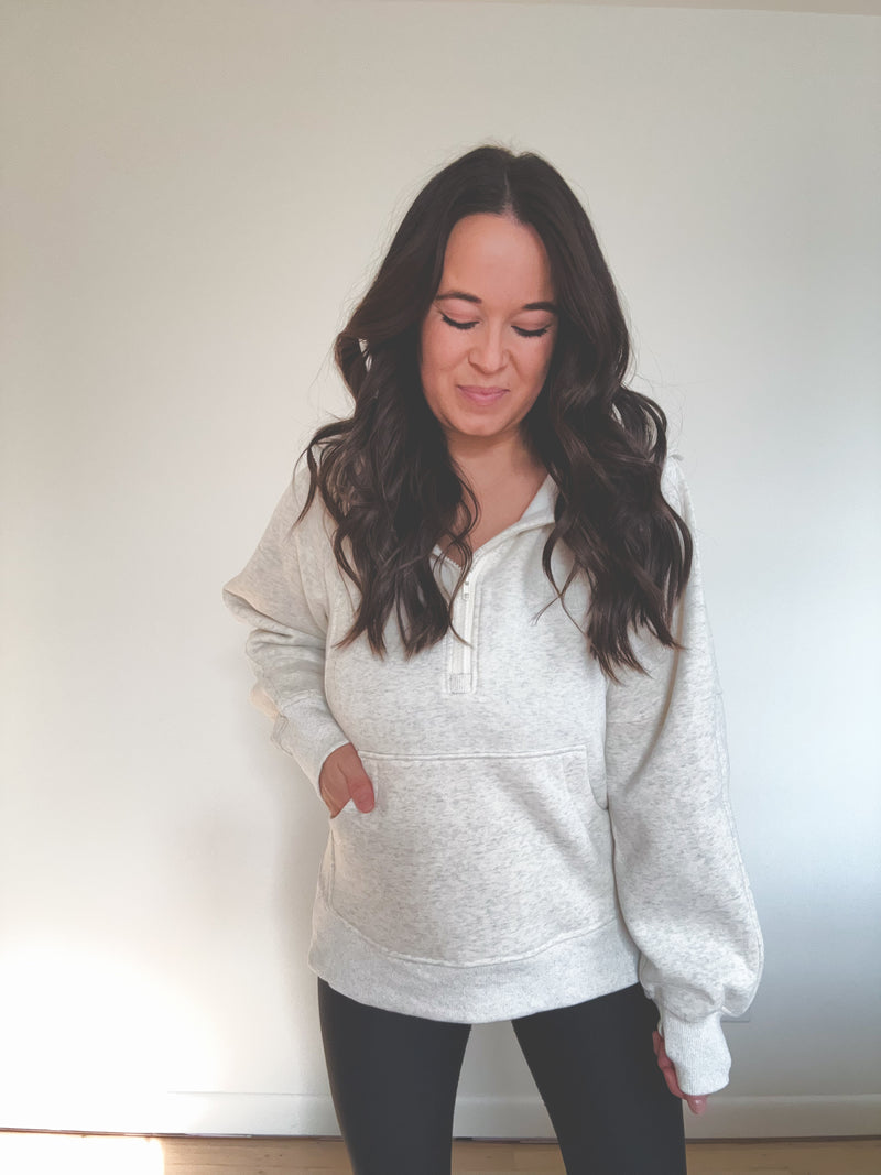 Kristin Pullover Heather Beige