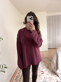 Kinsley Pullover Dark Cherry