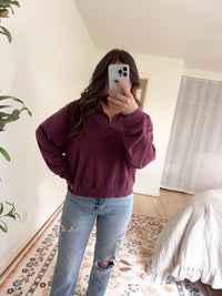 Rea Pullover Dark Cherry