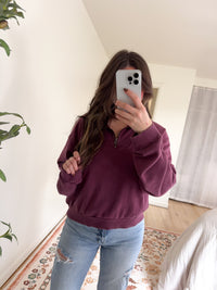 Rea Pullover Dark Cherry