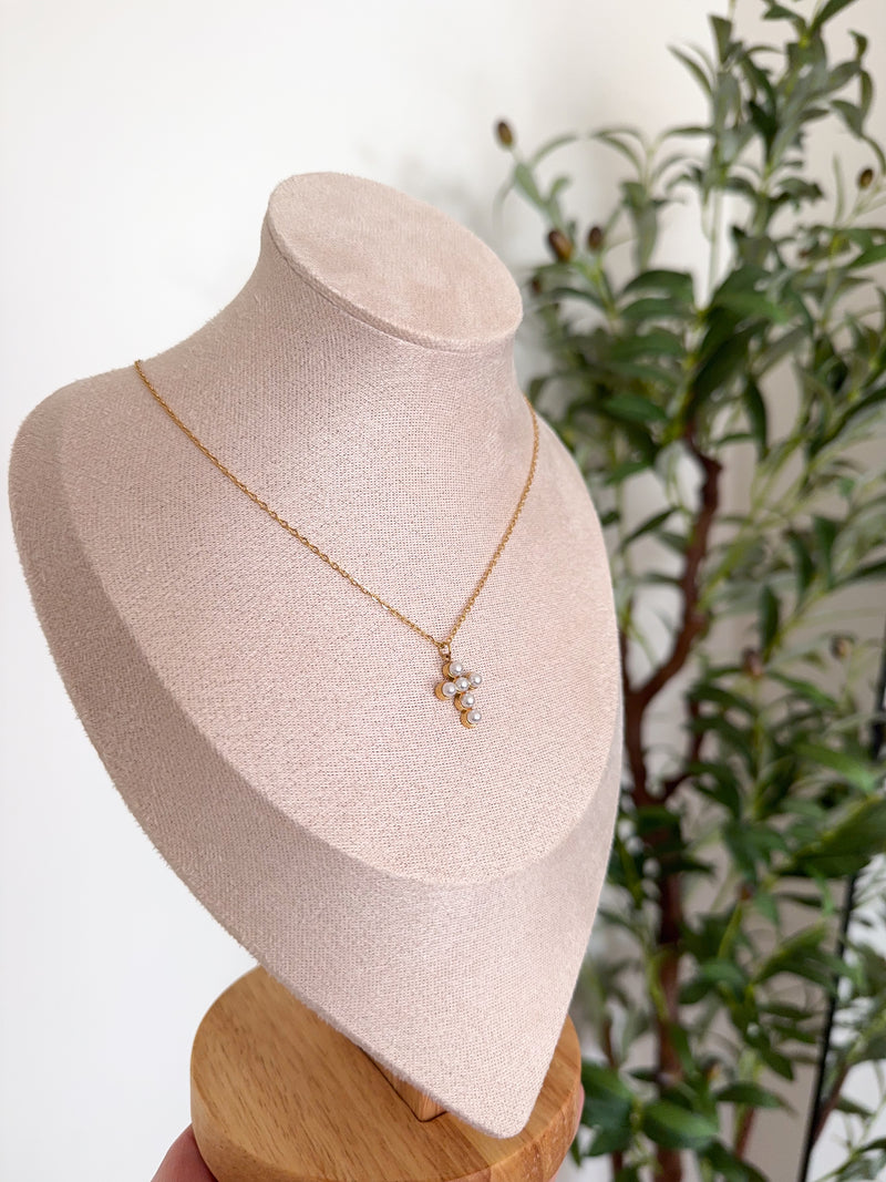 Mary Cross Necklace