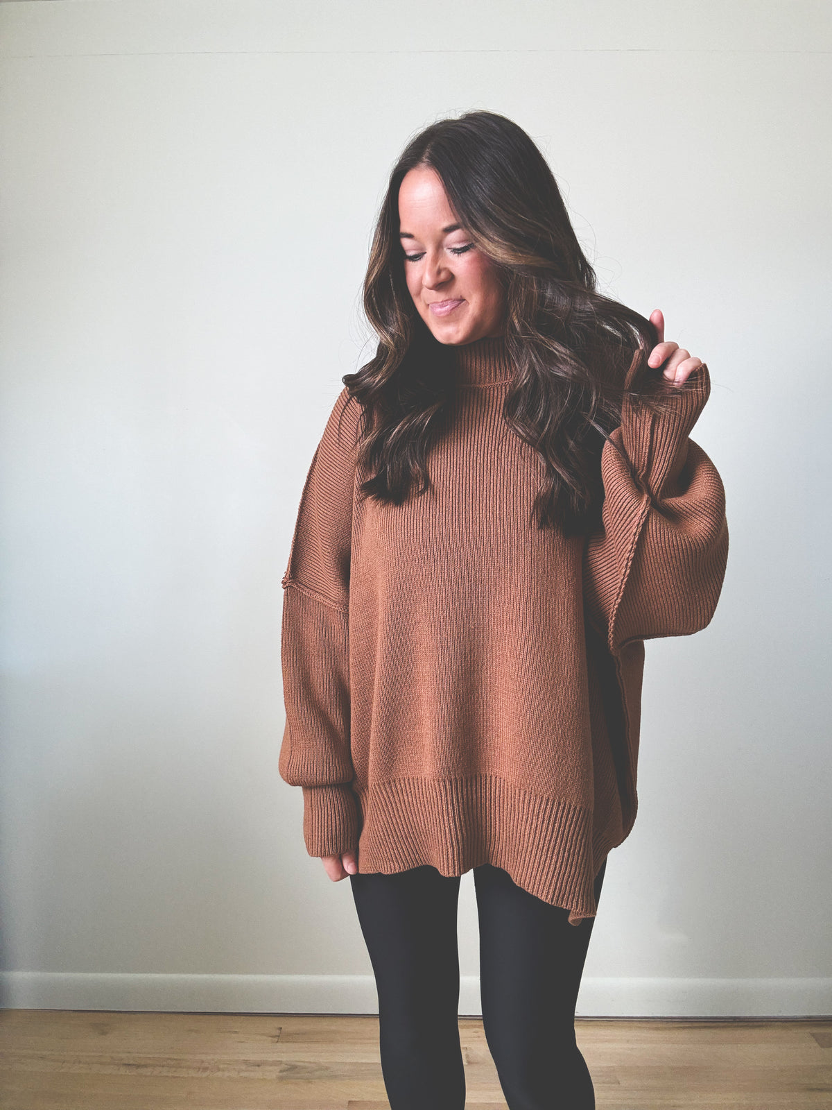 Cindy Sweater Deep Camel