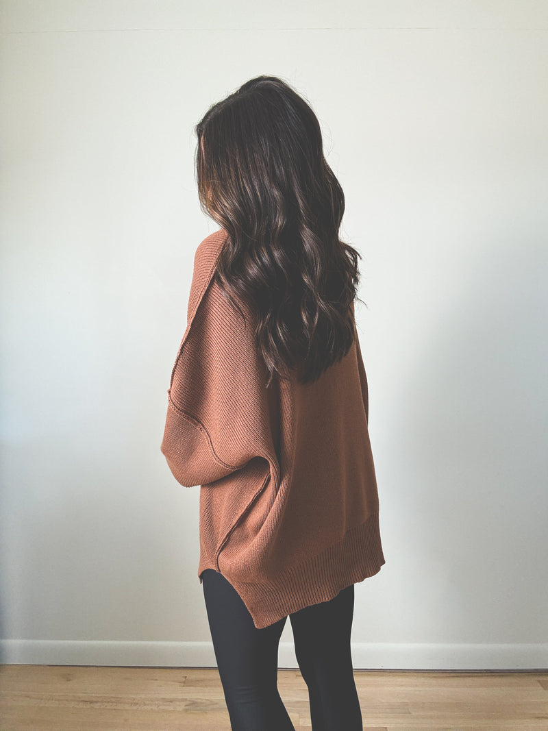 Cindy Sweater Deep Camel