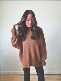 Cindy Sweater Deep Camel