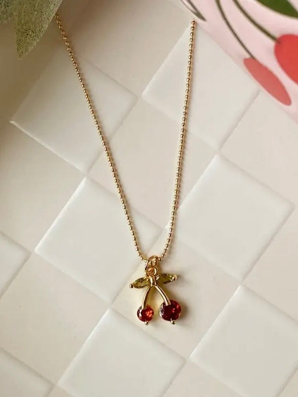 Cherry On Top Necklace