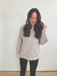 Tatum Sweater Heather Mocha