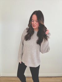 Tatum Sweater Heather Mocha